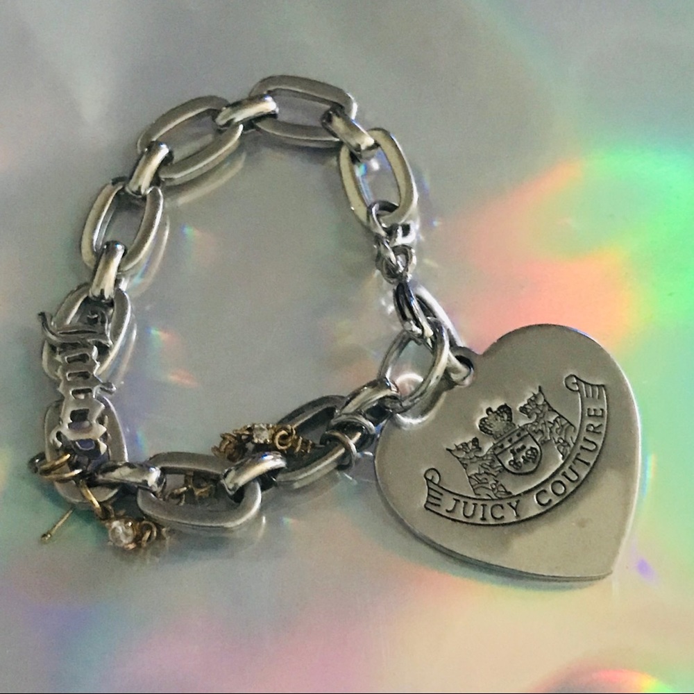 juicy couture bracelet silver eat couture